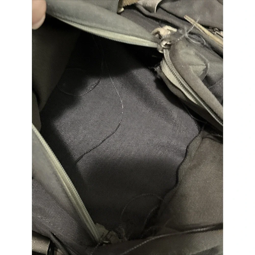 Vintage Eastpak Made in USA Backpack Extra Large 24in Travel Bag Gray Mens